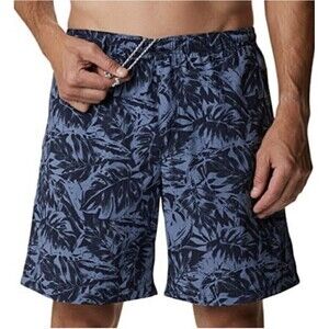 Columbia Men's Super Backcast Water Short Blue Large Side Back Pockets